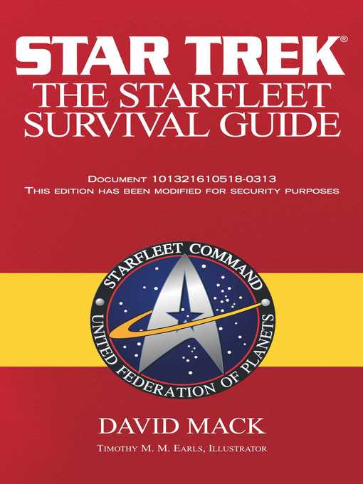 Title details for The Starfleet Survival Guide by David Mack - Available